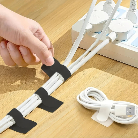Self-Adhesive Cable Organizer | Pack of 10, 20 or 30 Units