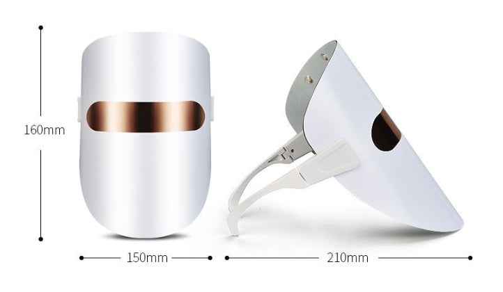Facial LED Phototherapy Mask | Red, Blue and Orange Light