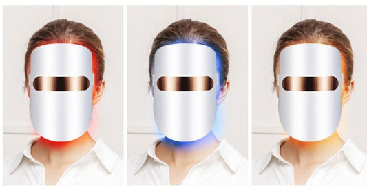 Facial LED Phototherapy Mask | Red, Blue and Orange Light