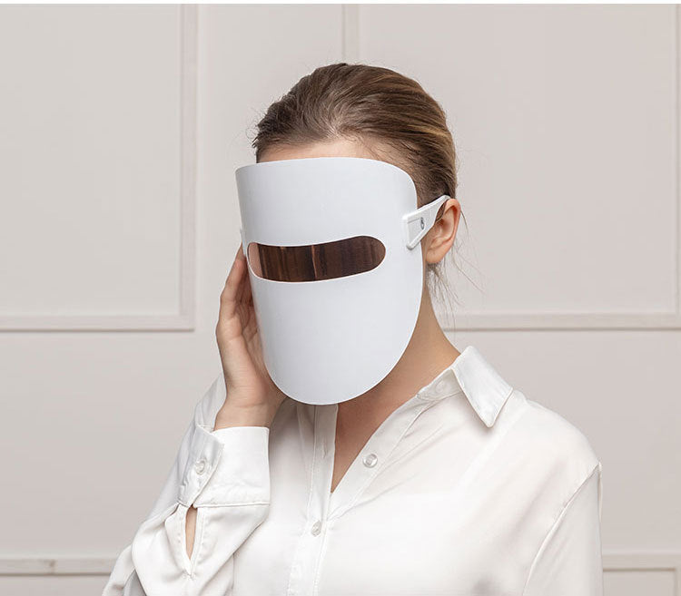 Facial LED Phototherapy Mask | Red, Blue and Orange Light