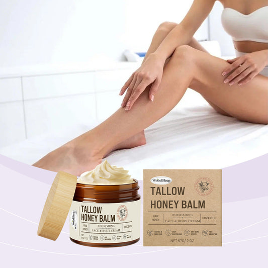 Natural Moisturizing Cream with Honey and Tallow | Soft and Radiant Skin
